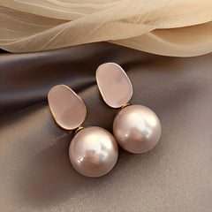 Faux Pearl Earrings Retro Party Jewelry Holiday Gift For Women
