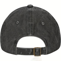 Washed Distressed Baseball Cap Outdoor Sun Hat Trucker Hat Adjustable