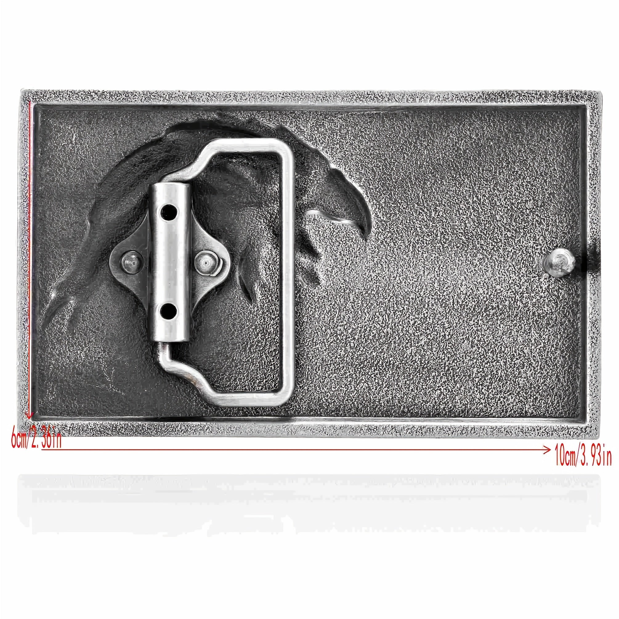 Eagle American Flag Men's Belt Buckle