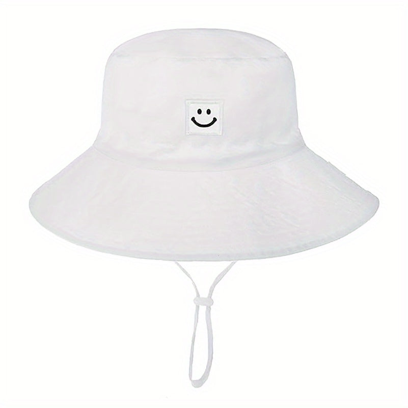 Happy Face Graphic Bucket Hat Breathable Fisherman Hat