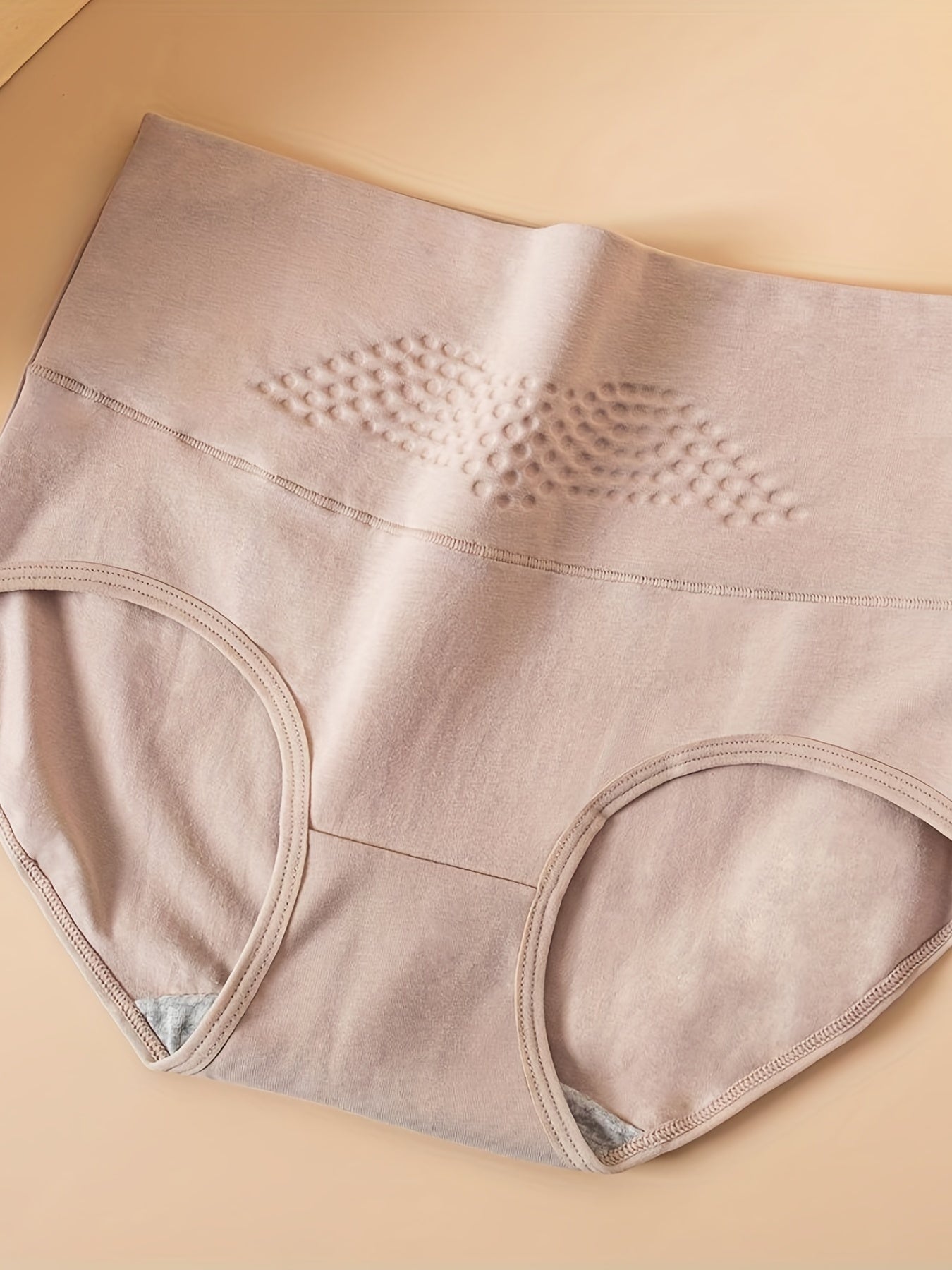 4 Pcs High Waist Briefs Tummy Control Stretchy Panties
