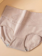 4 Pcs High Waist Briefs Tummy Control Stretchy Panties