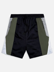 Mesh Breathable Active Shorts Men's Casual Stretch Zipper Pockets