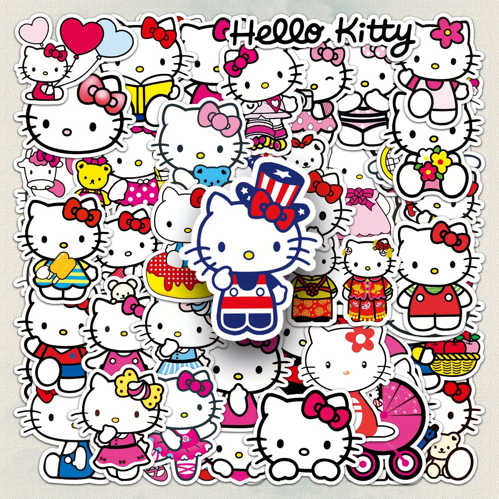 50pcs Anime Cartoon Graffiti Stickers Waterproof for Laptop Motorcycle Car
