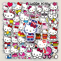 50pcs Anime Cartoon Graffiti Stickers Waterproof for Laptop Motorcycle Car