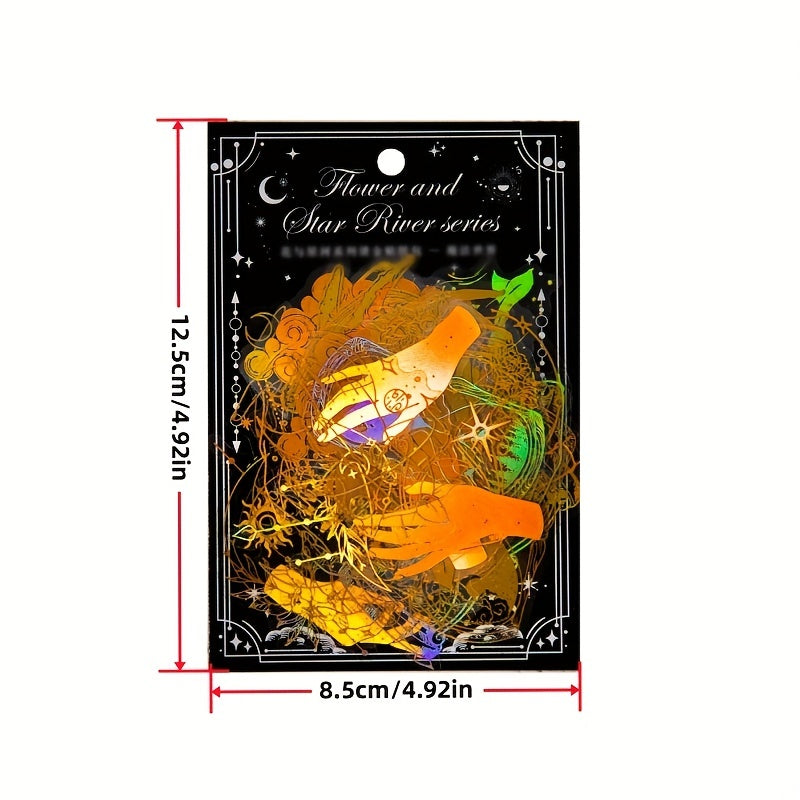 30pcs Flower Star River Decorative Stickers Scrapbooking Label Diary Plan