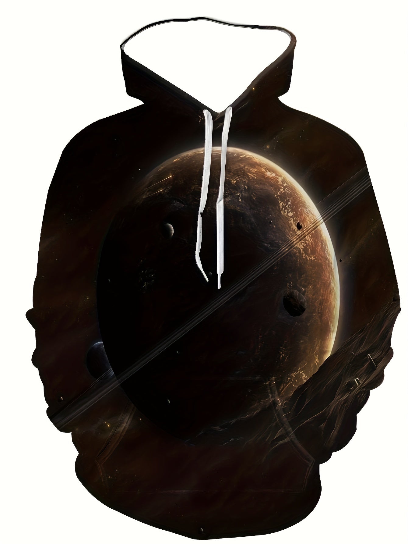Men's Astronaut & Graphic Hoodie Active Breathable Hooded Sweatshirt