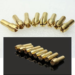 8pcs 4485 Quick Change Rotary Tool Collet Nut Set Medium