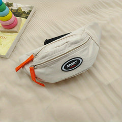 Kids Canvas Waist Bag - Casual Chest Bag for Boys