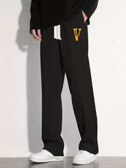 Love Graphic Print Men's Loose Sweatpants Casual Drawstring Jogger Pants