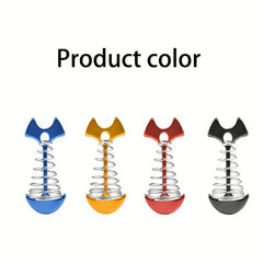 Aluminum Fishbone Tent Nails with Wood Spring and Hook Clip