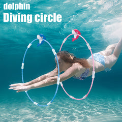 Dolphin Diving Ring Pool - Family Entertainment Pool Party Toy