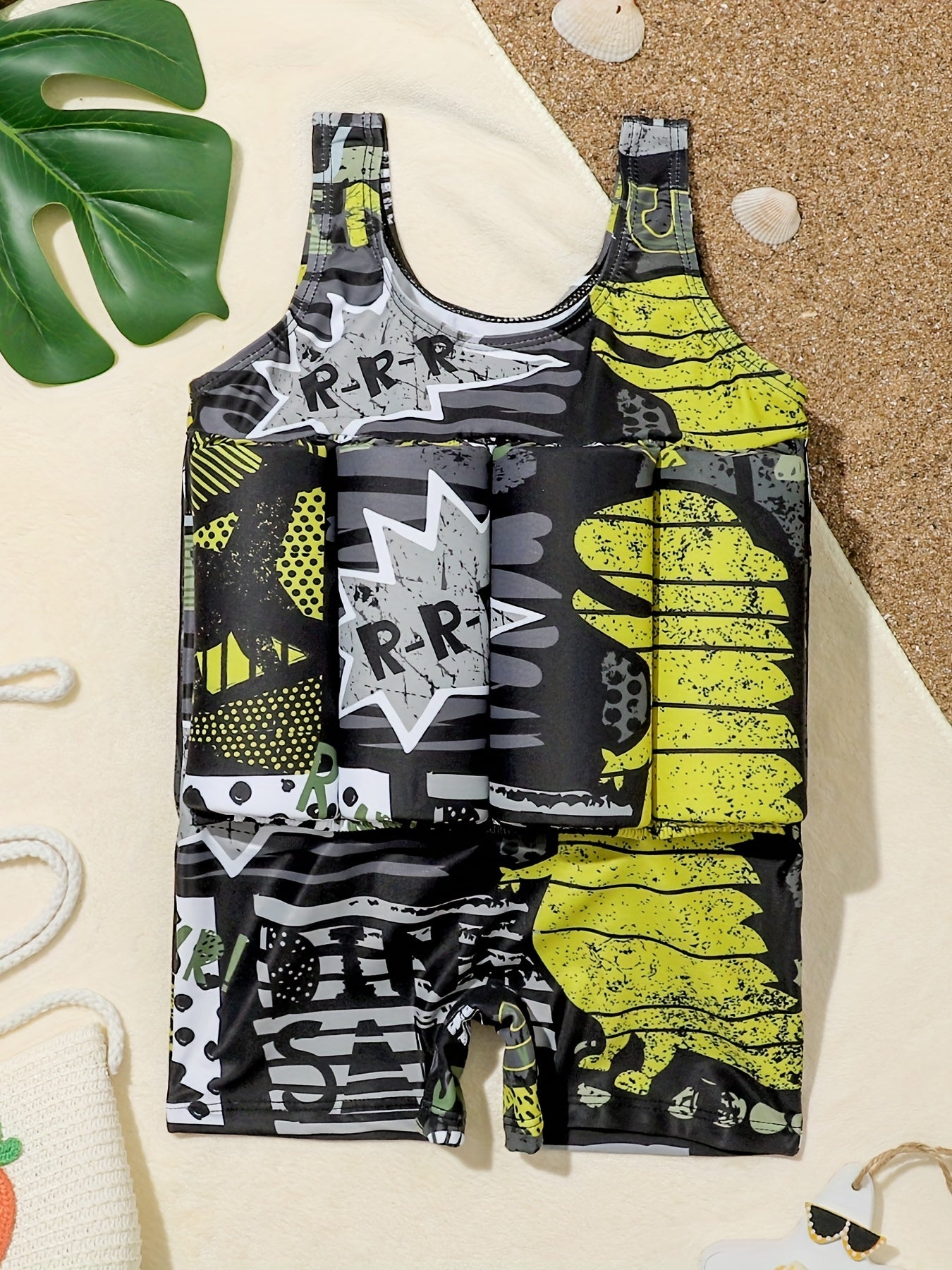 Kids' Float Swimwear Sleeveless Jumpsuit