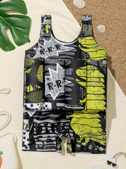 Kids' Float Swimwear Sleeveless Jumpsuit