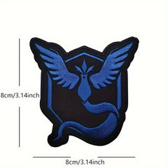 Flying Phoenix Patch Embroidered Morale Patches With Hook And Loop Fasteners