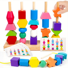 Montessori Beaded Columns for Toddlers Gift