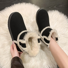 Women's Non slip Thickened Snow Boots Comfortable Warm Shoes
