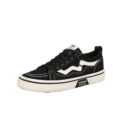 Men's Lace up Canvas Sneakers Skate Shoes Good Grip