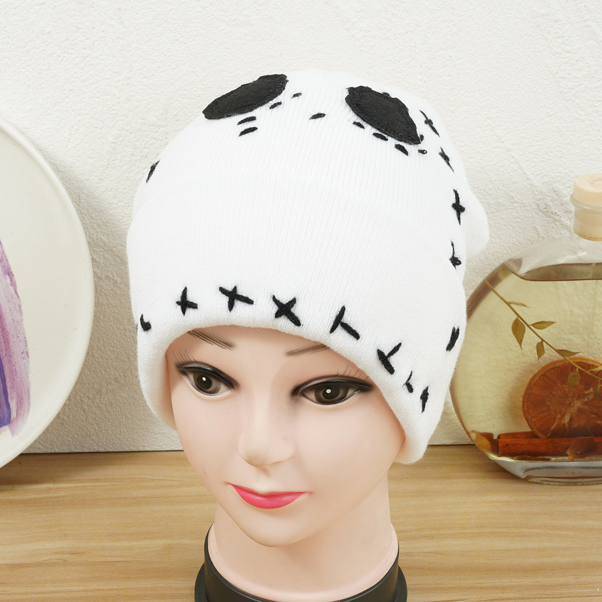Winter Beanie Hat Soft Knit Beanie Warm Skull Cap Unisex Chinese Year Gift