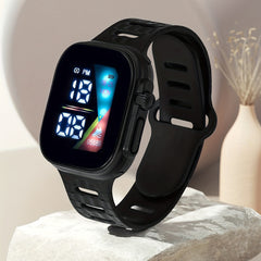 LED Digital Electronic Square Student's Smart Watch