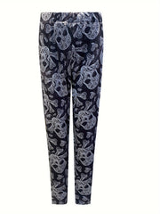 Gothic Skull Print Leggings