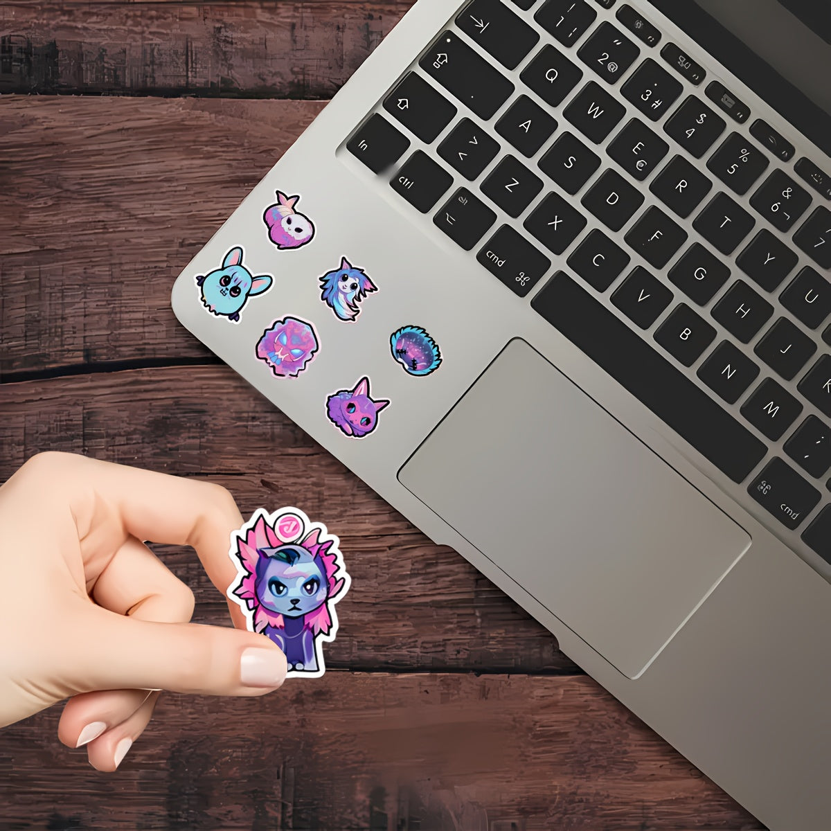 61pcs Monster Stickers DIY Laptop Phone Skateboard Water Cup Decoration Stickers