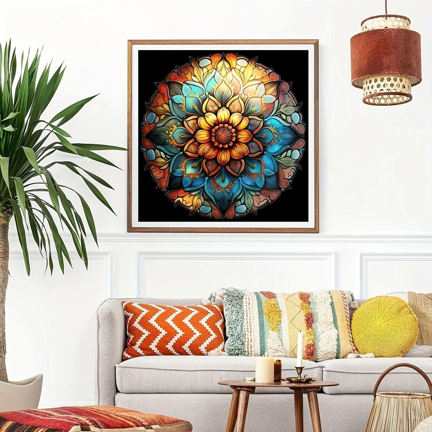 Flower Diamond Painting Kit DIY 5D Diamond Art