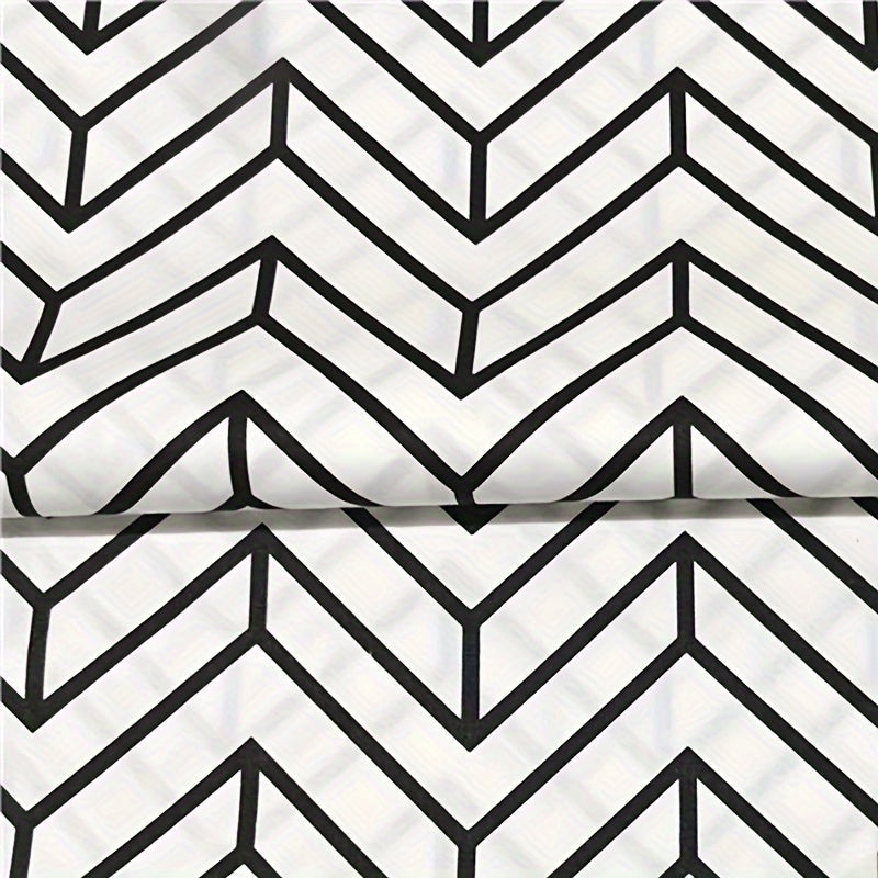 8pcs Geometric 100% Cotton Twill Fabric for DIY Bedding Pillows Clothing