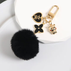 Love Heart Bear Keychain Bag Purse Charm Accessories