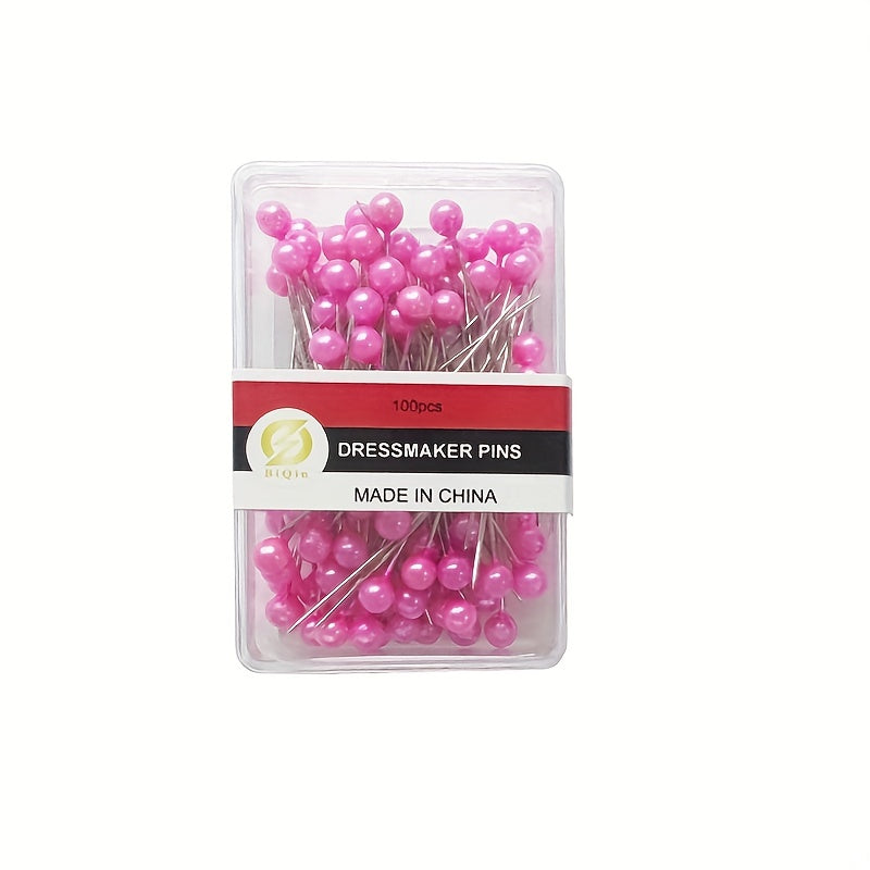 100pcs Multicolor Sewing Pins Straight Pins Craft Positioning Fixed Sewing Mark