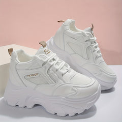 Women's Thick Bottom Running Shoes Mesh Outdoor Sneakers