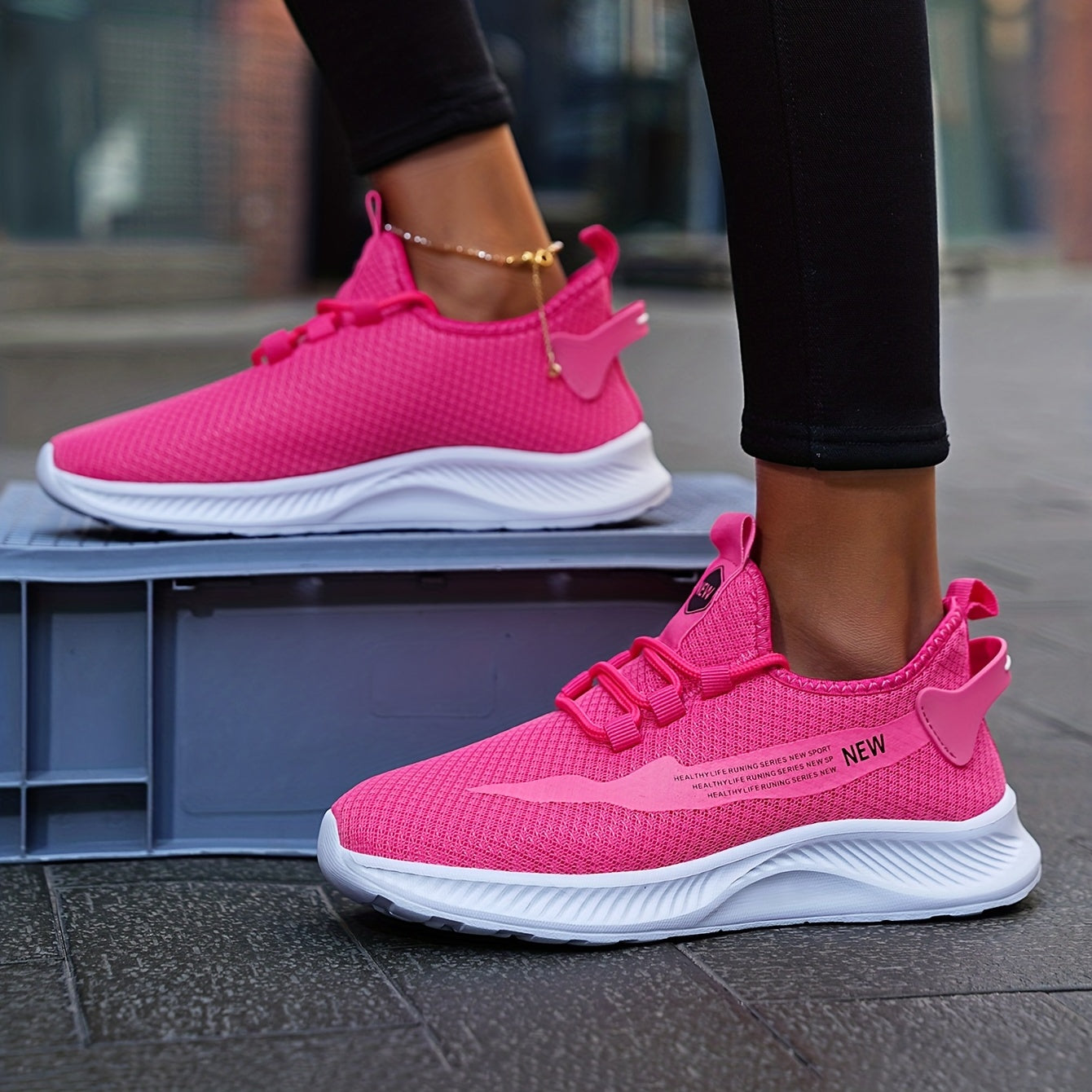 Women's Slip On Mesh Sneakers with Air Cushion Soft Sole