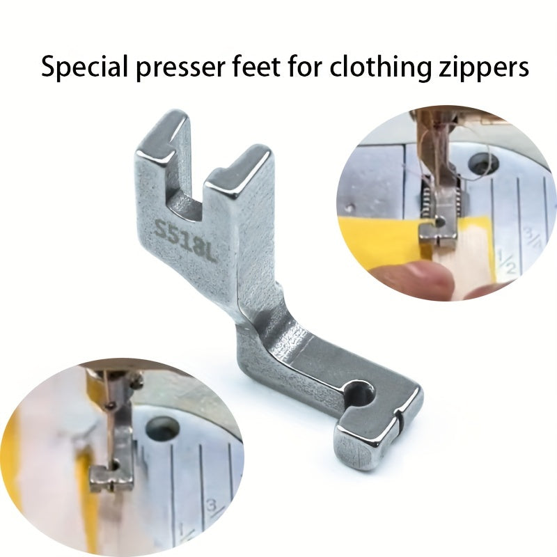 1pc Computer Flat Car Invisible Zipper Presser Foot