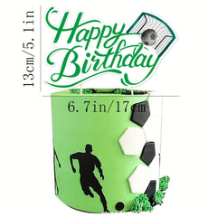 13pcs Sports Themed Cupcake Decorations for Boys' Birthday Party