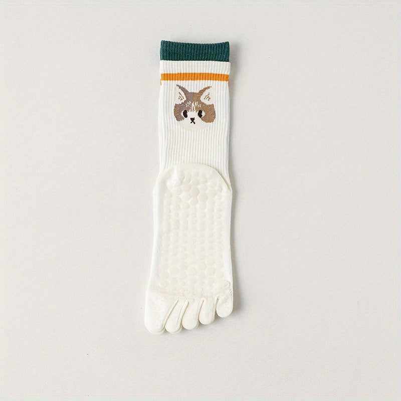 Non Slip Yoga Socks with Towel Bottom for Pilates Barre Ballet