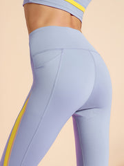 2Pcs Slim Fit Yoga Set Long Sleeve High Waist Activewear