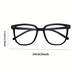 Clear Lens Glasses Mod Square Anti Light Glasses