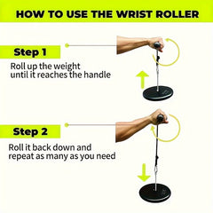 Arm Strength Trainer Forearm Training Stick Weighted Roll Rope