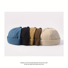 Men's Hip Hop Melon Hat Vintage Beanie