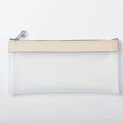 Frosted Pencil Case Transparent Large Capacity Stationery Bag