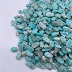 50g Natural Tianhe Stone Flakes Quartz Healing Crystals Polished Gravel Stones