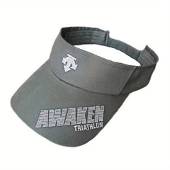 Men's Sunscreen Sunshade Hat with Maple Pattern for Outdoor Sports