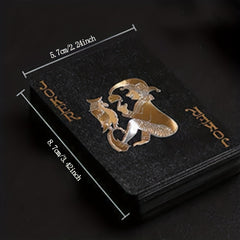 1pc Skulls Waterproof Playing Cards Perfect For Parties Games Halloween