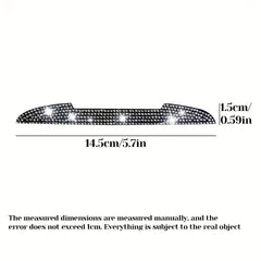 4Pcs Bling Car Door Sticker Scratch Resistant Protector Strip Handle Guard Film