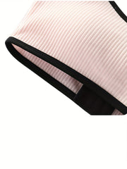 4pcs Adjustable Vest Bra for Middle & High School Girls