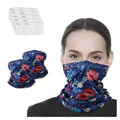 Heated Infinity Scarf Neck Gaiter Face Covering Sleeve Pocket Women Adult