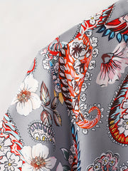 Paisley Pattern Hawaiian Shirt Men's Casual Allover Print