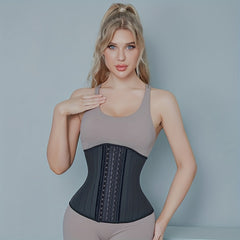 25 Steel Bones Latex Waist Trainer for Weight Loss