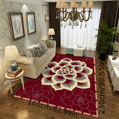 Traditional Floral Carpet Soft Anti-slip Area Rugs Modern Geometric