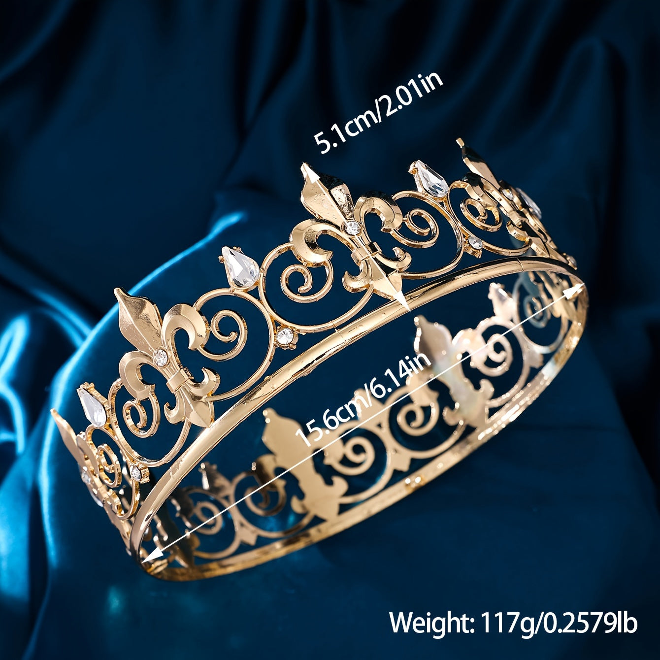 Royal Style Tiara King & Queen Crown Hair Accessories